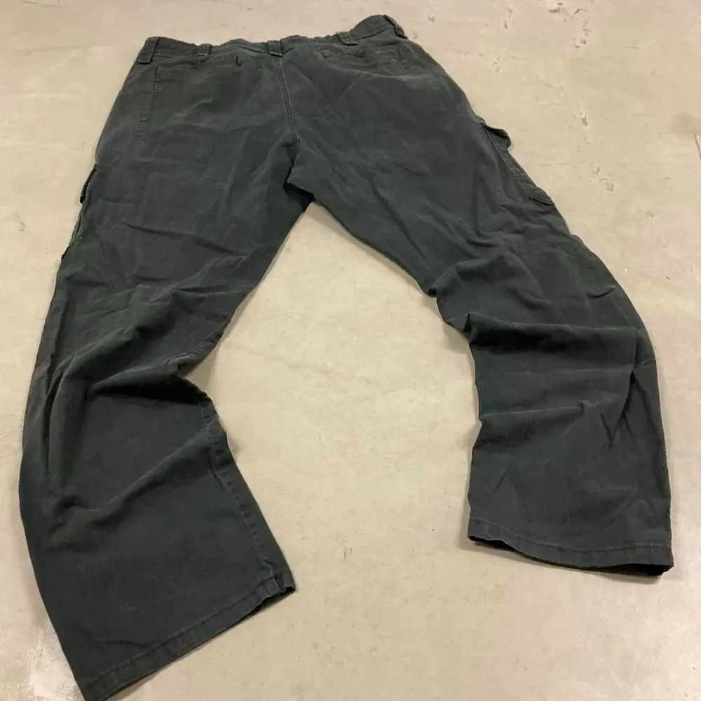 vintage thrashed wrangler cargo pants 34x32